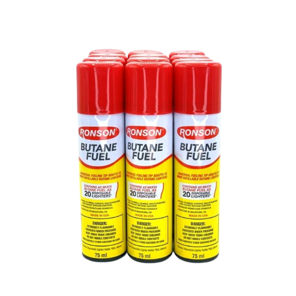 Ronson Butane Fuel 75ml 12ct Smoke Arsenal